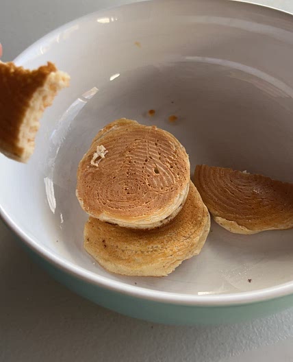 Mini protein pancakes