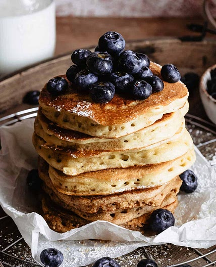 Fluffy Sourdough Discard Pancakes