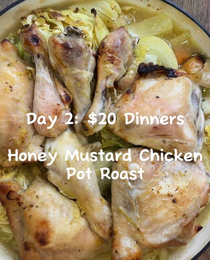 Honey Mustard Chicken Pot Roast