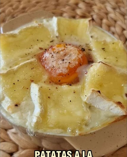 Patata gratinada con leche evaporada 