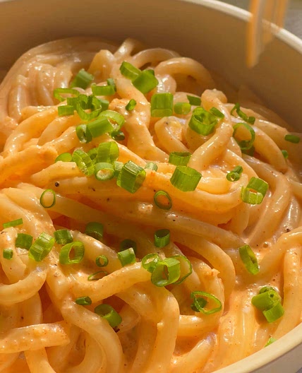 Spicy Creamy Mentaiko Udon