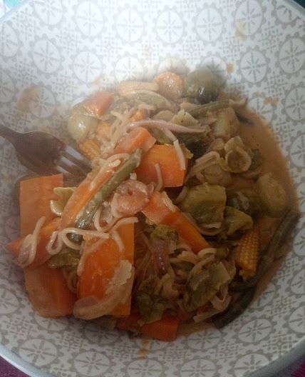 Coconut milk noodles