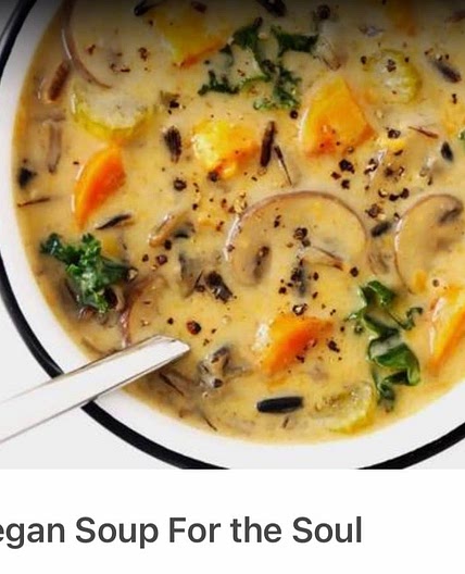 Veggie vegan soup