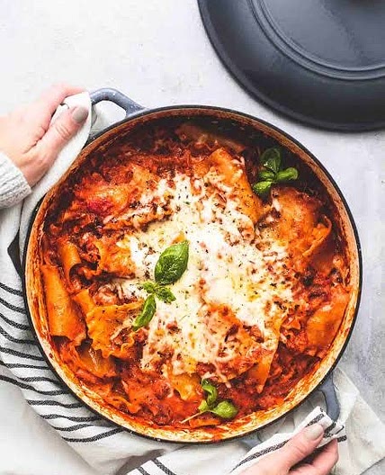 One pot chicken lasagna