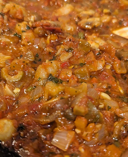Garlic Prawn Arrabbiata