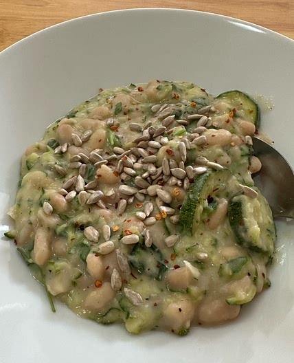 Creamy Courgette Bean-Otto