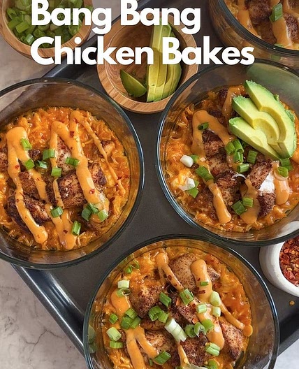 Stay Fit Mom Bang Bang Chicken Bakes