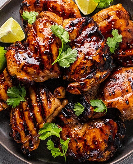 Teriyaki Brown Sugar Marinated Chicken Thighs