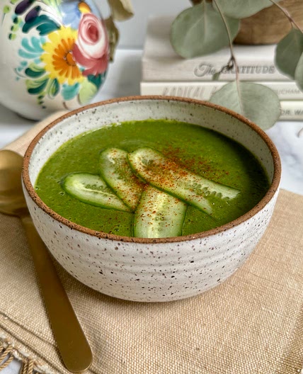 Tomato and Spinach Gazpacho (Detox Soup)