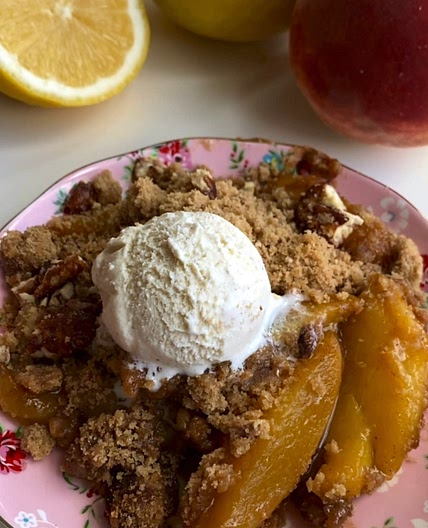 Peach Crumble 