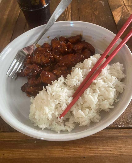 Sweet and tangy takeout inspired chicken