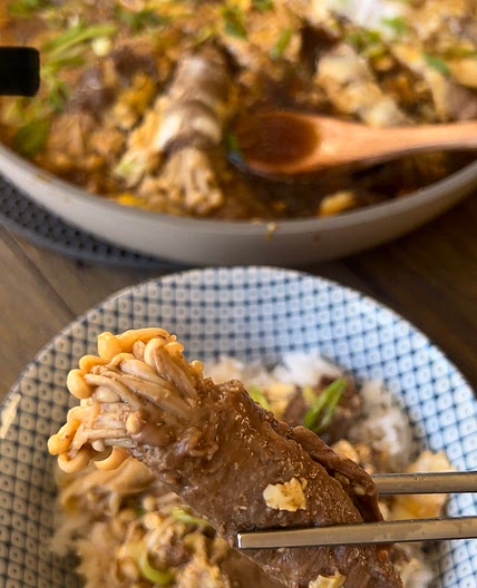Enoki Beef Rolls 