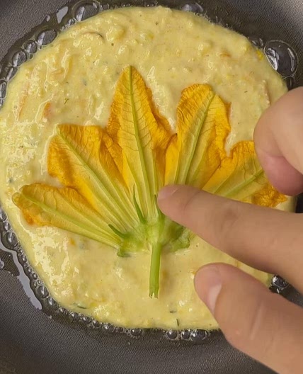 Zucchini squash pancakes