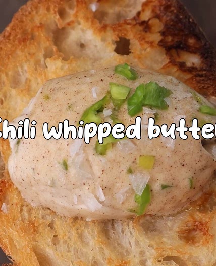 Chili whipped butter