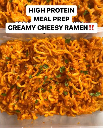 creamy cheesy ramen