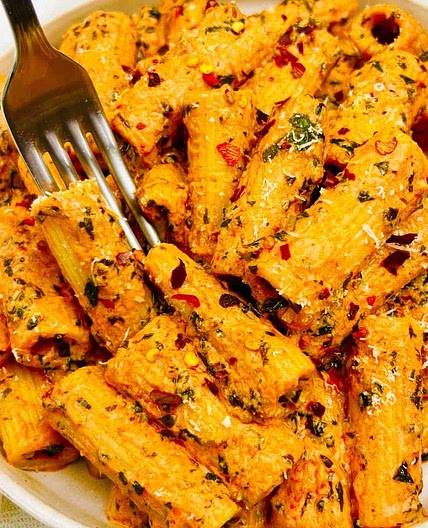 Spicy Basil And Oregano Pasta