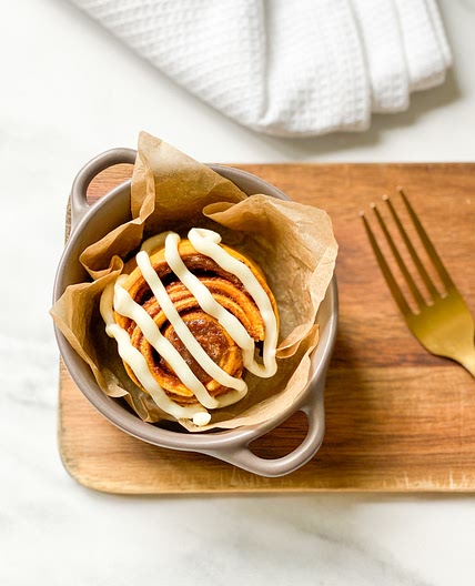 136 Calorie Pumpkin Cinnamon Roll