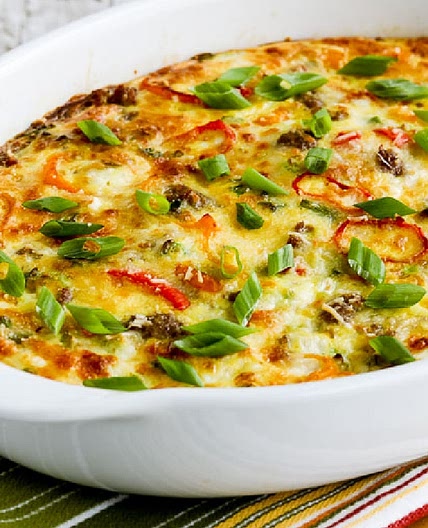 Breakfast Bake with Italian Sausage and Mini Sweet Peppers