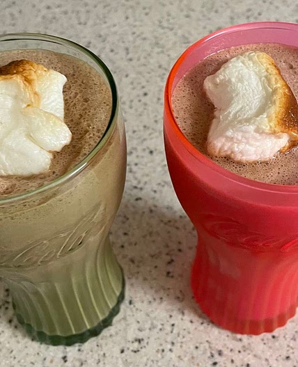 Toasted marshmallow NUTELLA MILKSHAKE