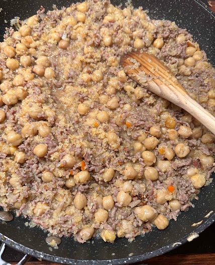 Bulgur Rice with chickpeas 