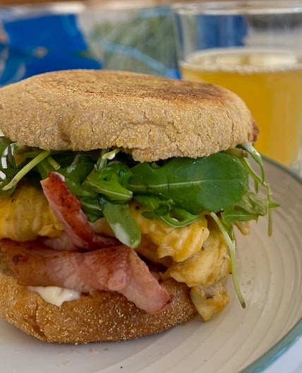 Bacon and Egg Breakfast Muffin 