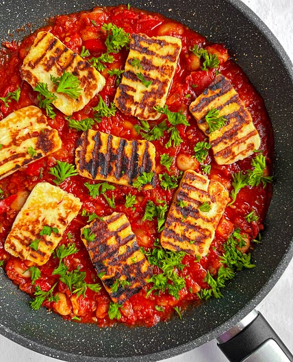 Been and Halloumi Stew Recipe