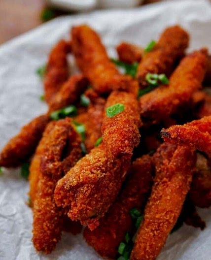 Kebab fish fingers