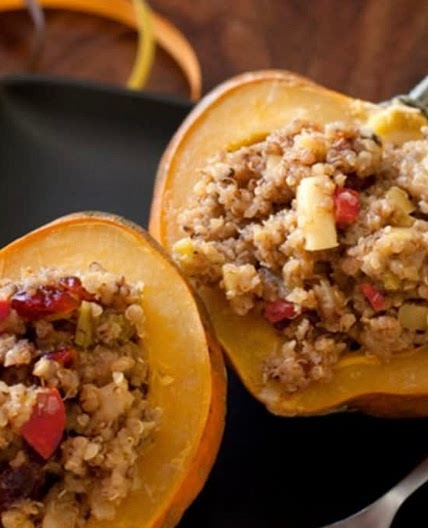 Wild Rice-Stuffed Squash