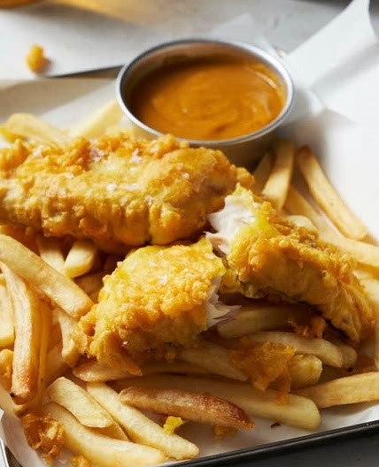 British fish and chips