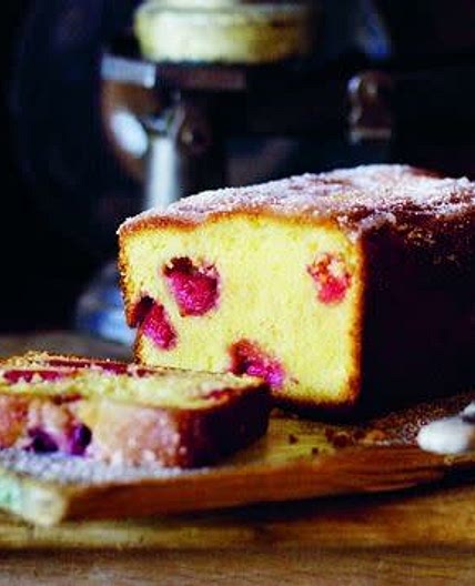 Raspberry, lemon and yoghurt tea loaf recipe