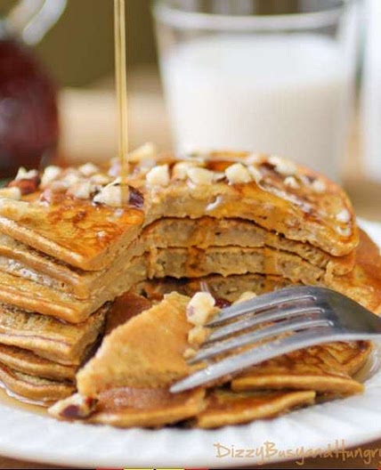 Pumpkin Apple Butter Pancakes