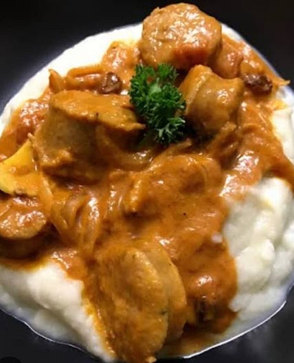 The best curried sausages