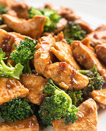 Pechuga con brócoli