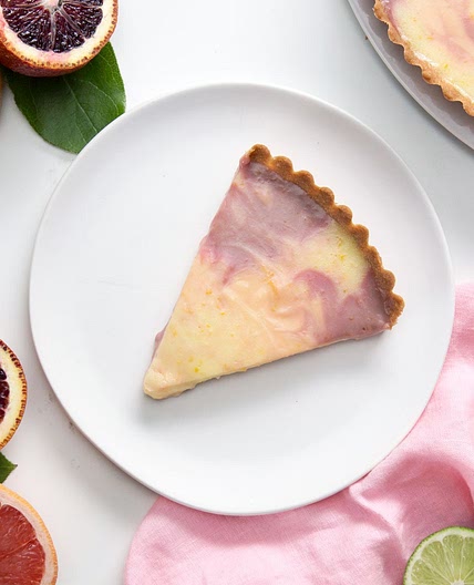 Marbled Citrus Tart