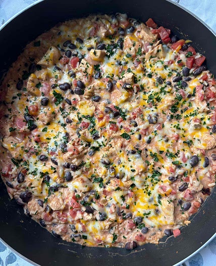 Southwest Chicken and Rice Skillet
