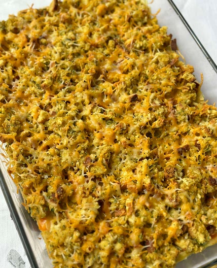 Chicken and Stuffing Casserole