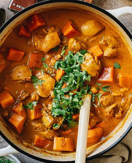 chicken and sweet potato curry
