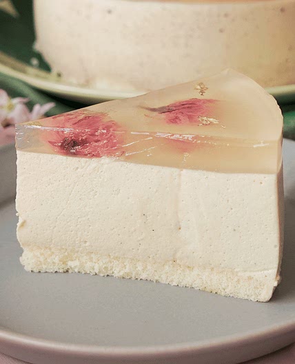 Spring Roasted Green Tea Mousse Cake
