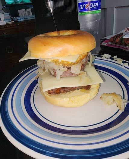 Ultimate breakfast burger