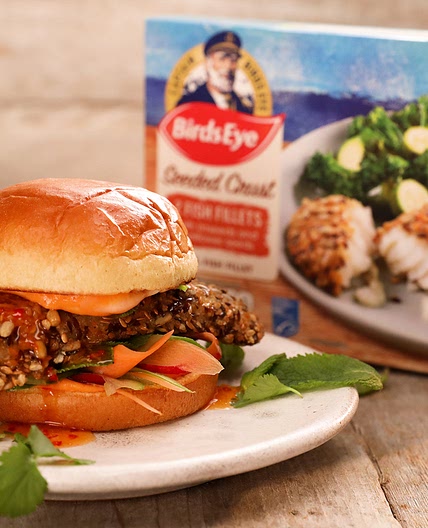 Thai-Inspired Fish Burger