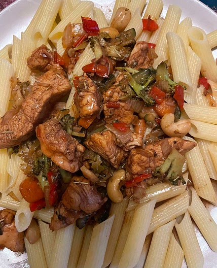 Ginger honey chicken