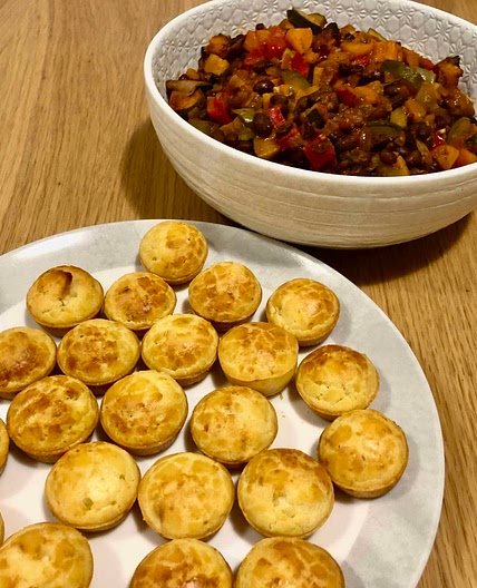108. Vegetarian Feijoada with Pão de Quiejo