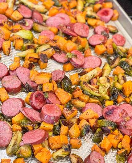 Sheet Pan Kielbasa and Potatoes