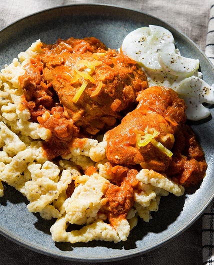 Hungarian Chicken Paprikash