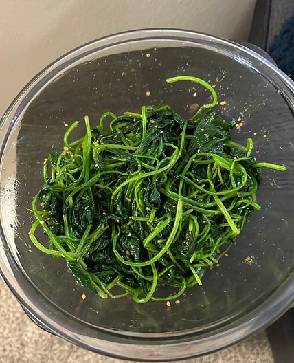 Seasoned Spinach (시금치무침)