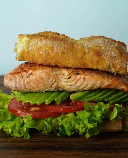 Lachs Sandwich
