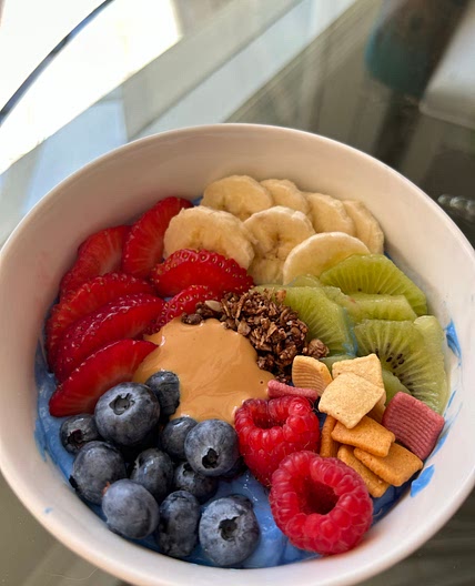 Homemade Blueberry Yogurt 