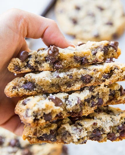 The BEST Giant Paleo Chocolate Chip Cookies