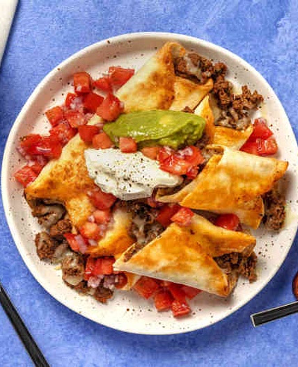 Beef Taquitos with Zesty Guacamole
