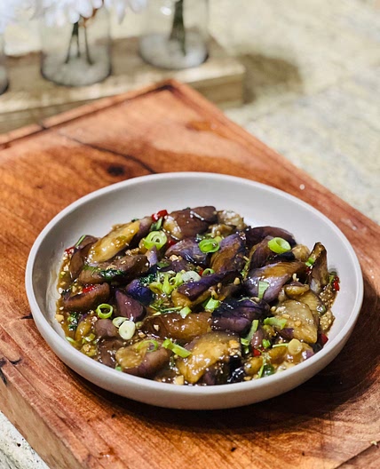Chinese Stir Fried Eggplant in Brown Sauce | 家常红烧茄子